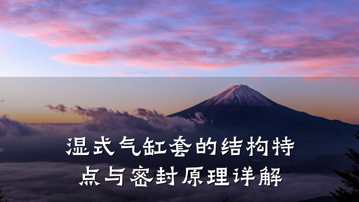 湿式气缸套的结构特点与密封原理详解