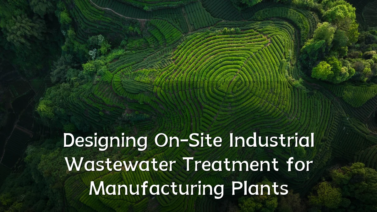Designing On-Site Industrial Wastewater Treatment for Manufacturing Plants