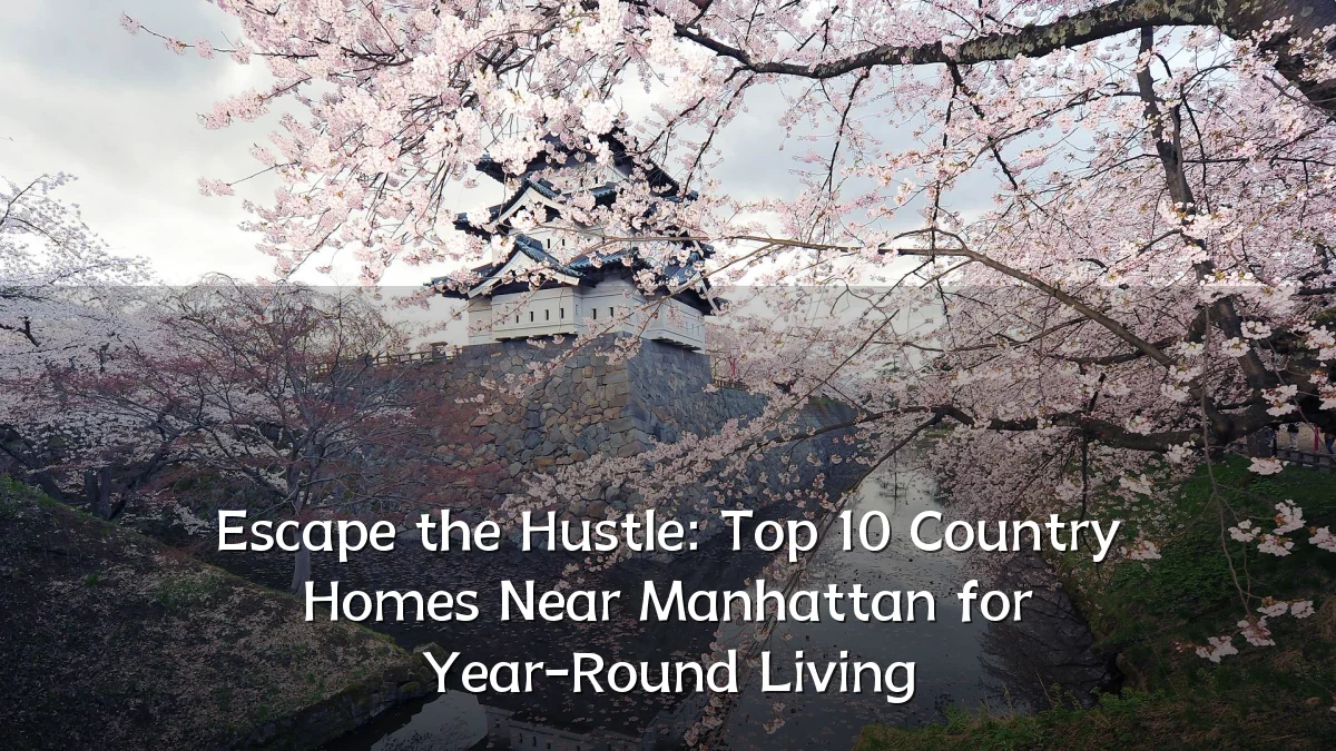 Escape the Hustle: Top 10 Country Homes Near Manhattan for Year-Round Living