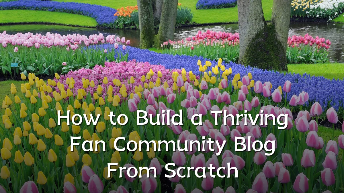 How to Build a Thriving Fan Community Blog From Scratch