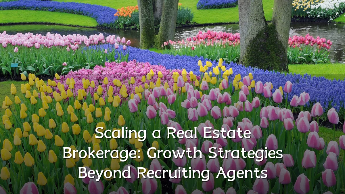 Scaling a Real Estate Brokerage: Growth Strategies Beyond Recruiting Agents