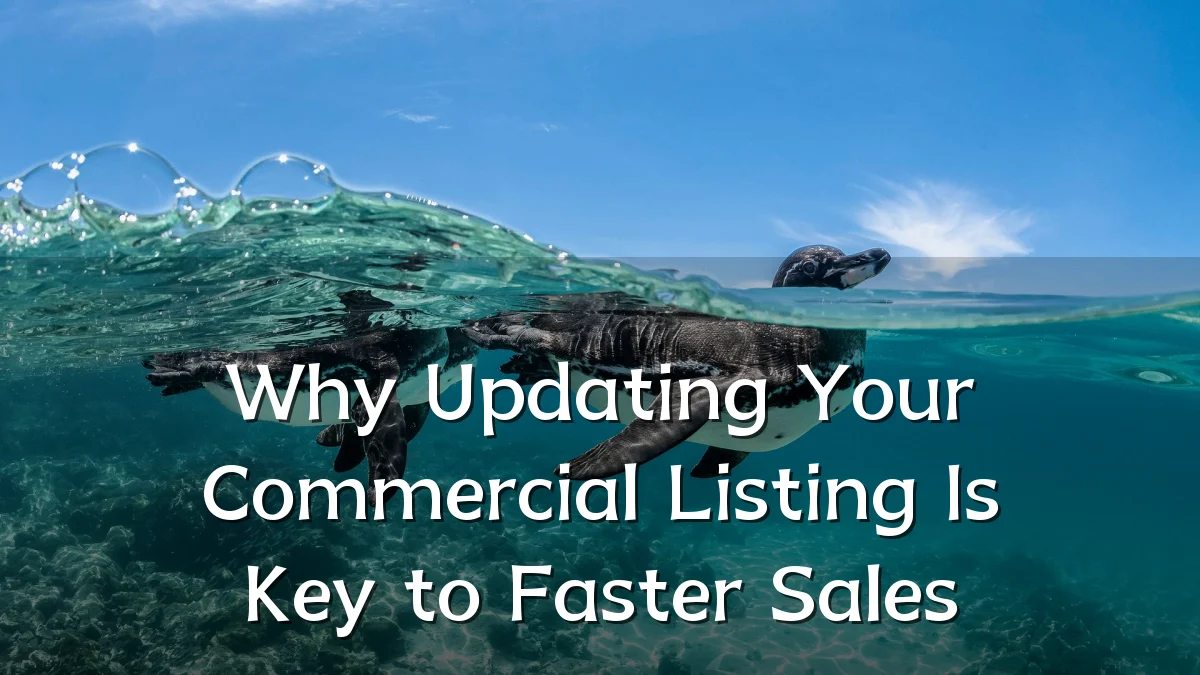Why Updating Your Commercial Listing Is Key to Faster Sales