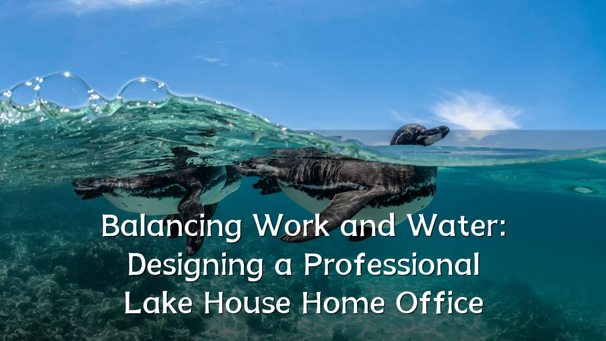 Balancing Work and Water: Designing a Professional Lake House Home Office