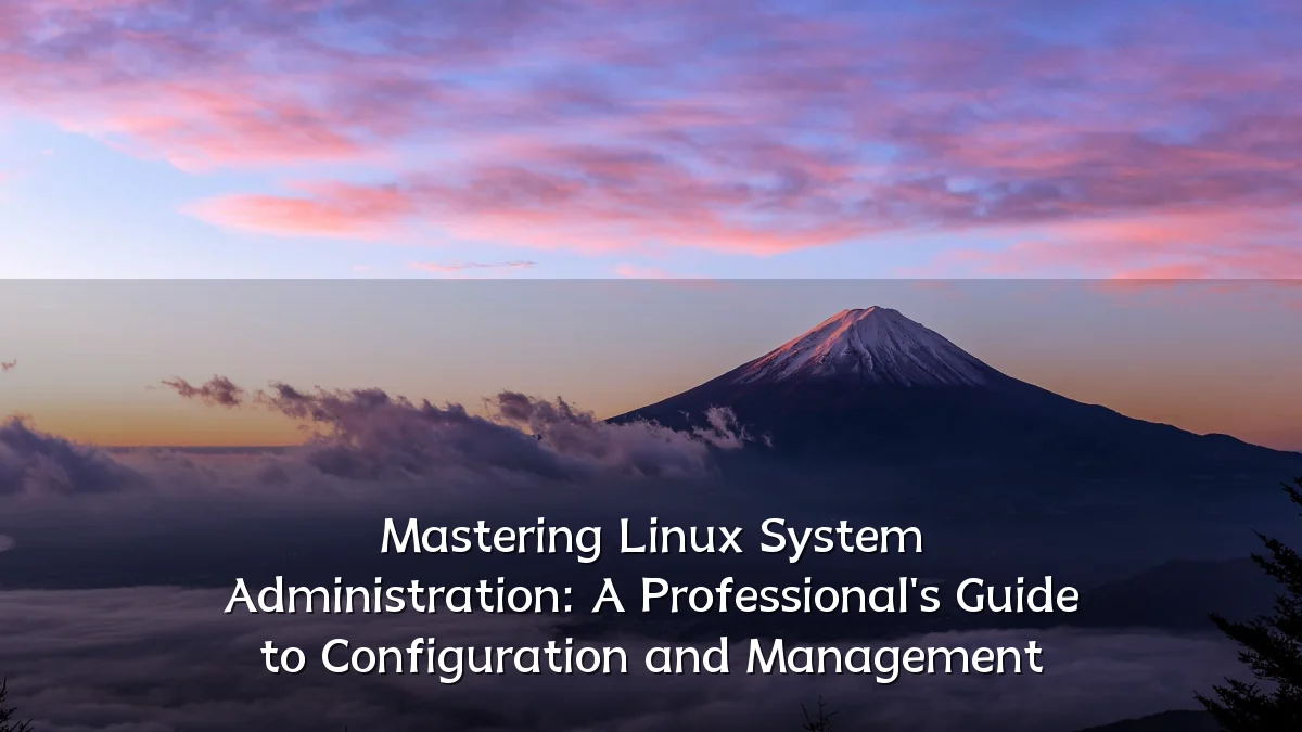 Mastering Linux System Administration: A Professional's Guide to Configuration and Management