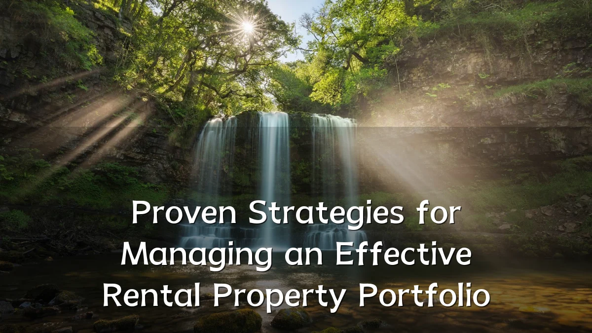 Proven Strategies for Managing an Effective Rental Property Portfolio