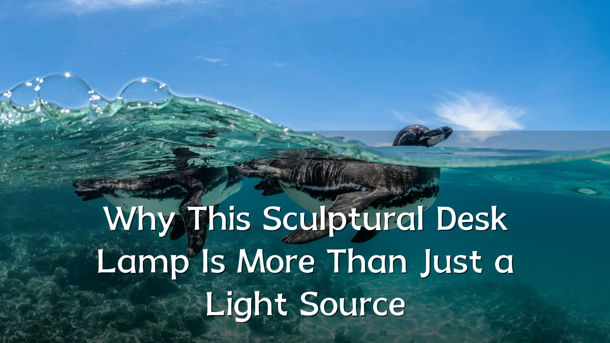 Why This Sculptural Desk Lamp Is More Than Just a Light Source
