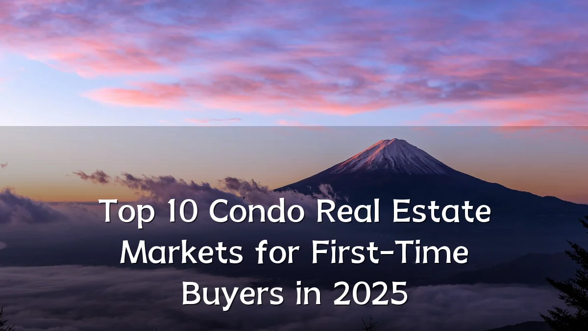 Top 10 Condo Real Estate Markets for First-Time Buyers in 2025