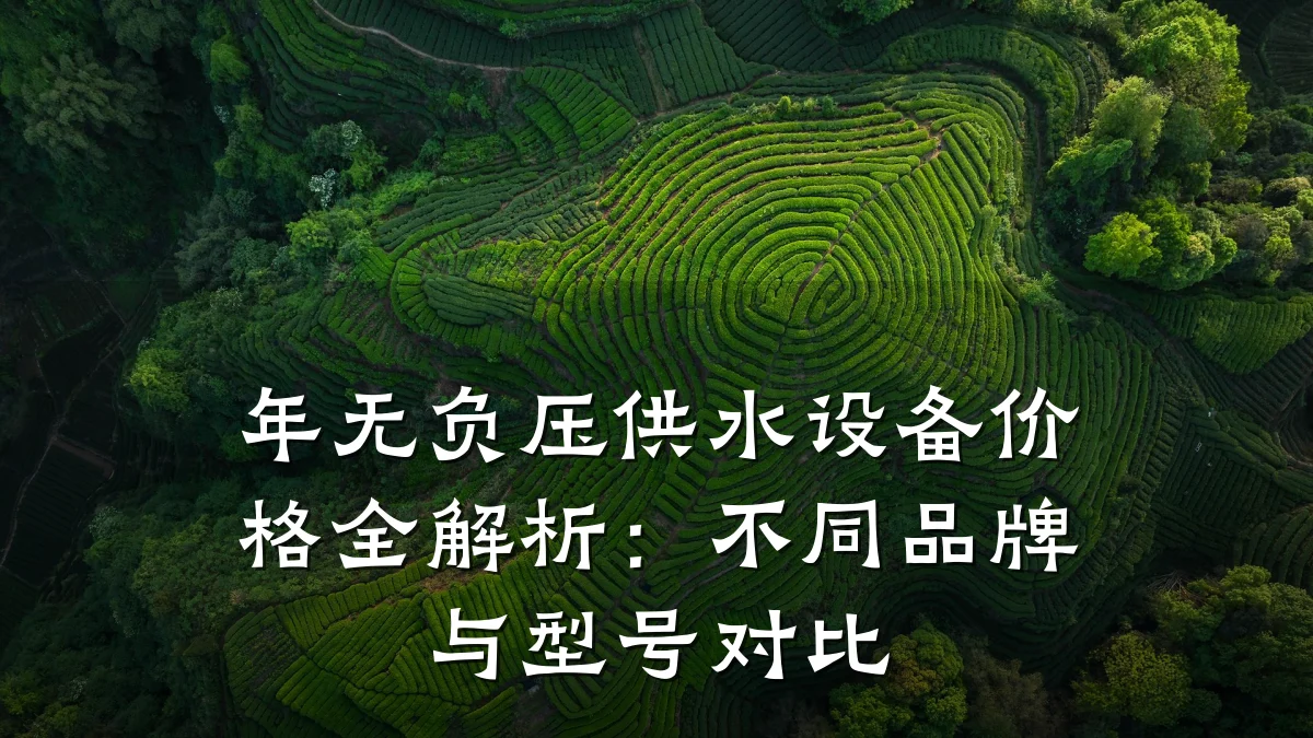 年无负压供水设备价格全解析：不同品牌与型号对比